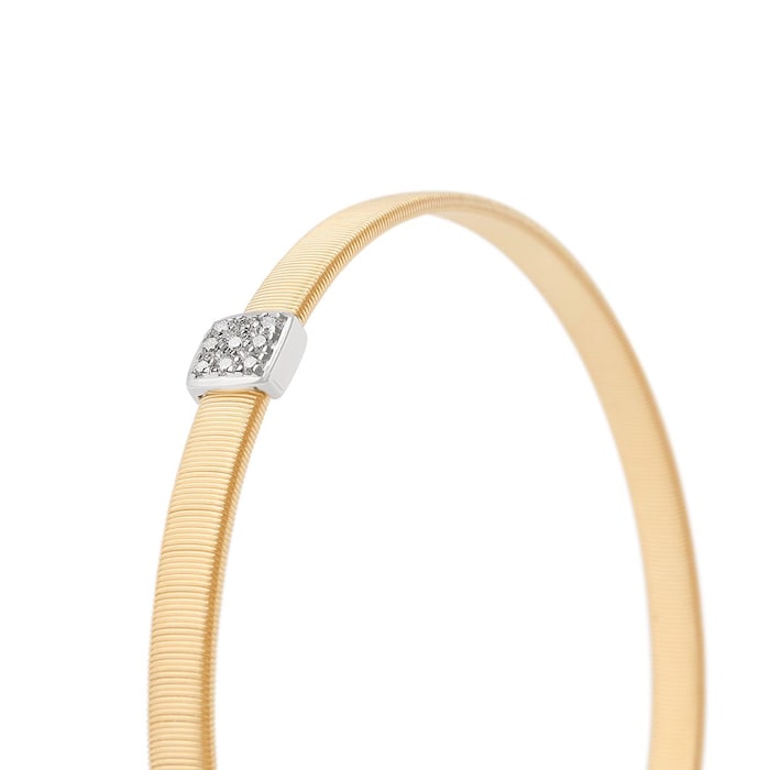 Marco Bicego 18K Yellow Gold Masai 0.07ctw Diamond Bracelet