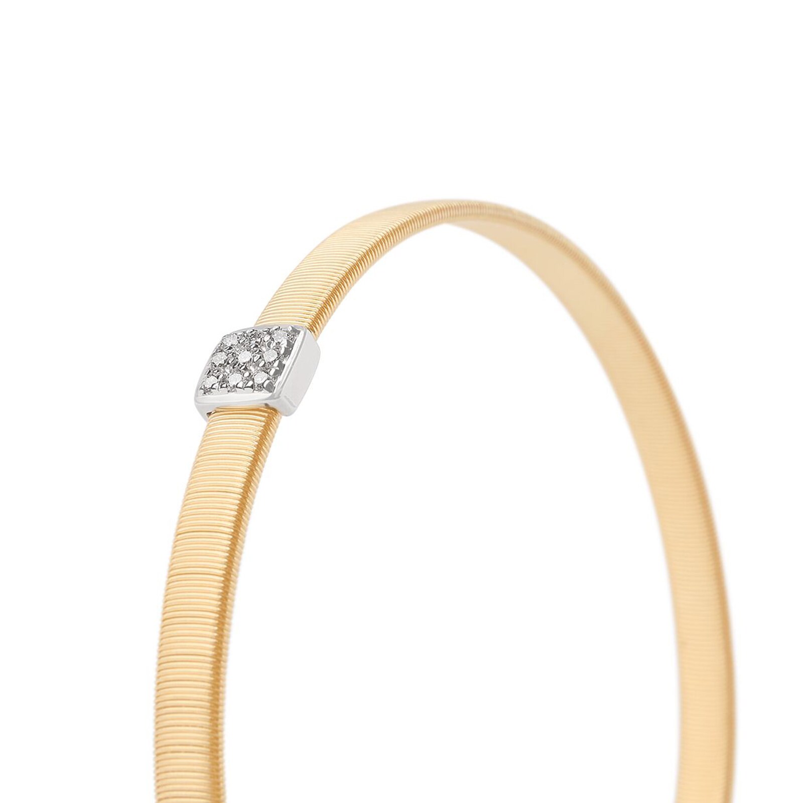 Marco Bicego 18K Yellow Gold Masai 0.07ctw Diamond Bracelet