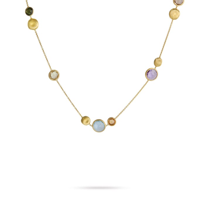 Marco Bicego 18K Yellow Gold Jaipur Mixed Gemstone Necklace