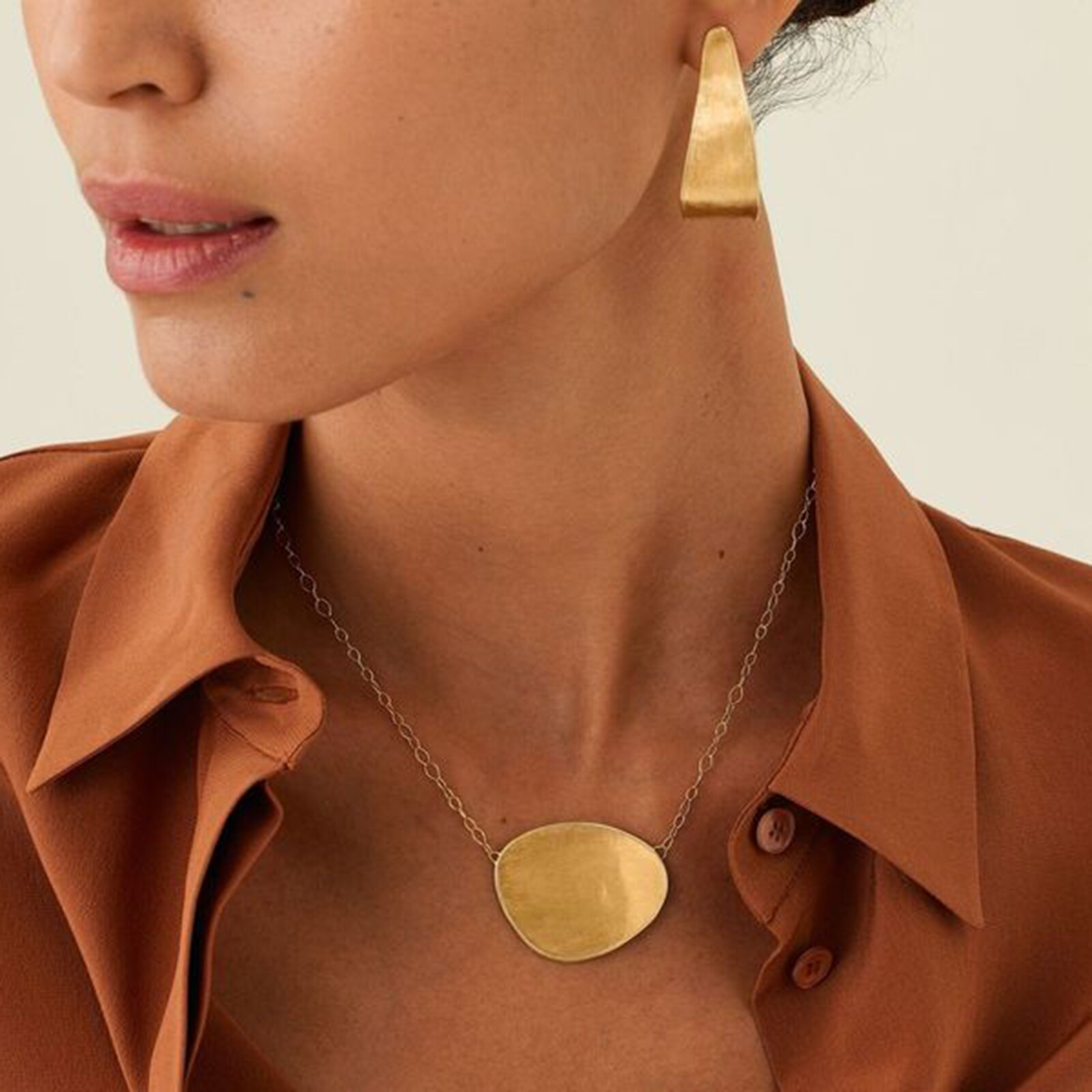 Marco Bicego 18K Yellow Gold Lunaria Large Petal Necklace