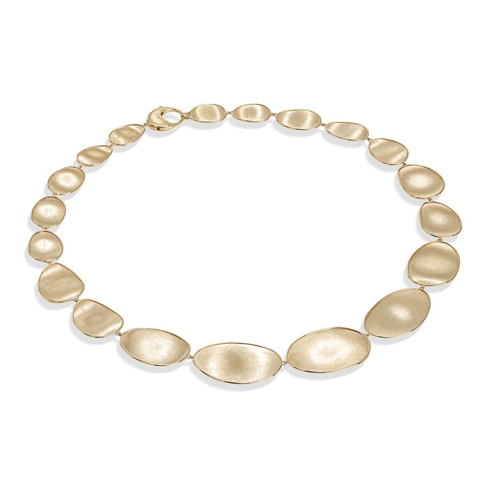 Marco Bicego 18K Yellow Gold Lunaria Graduated Necklace
