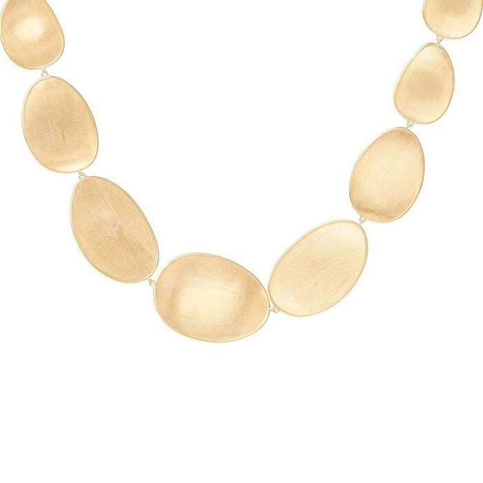 Marco Bicego 18K Yellow Gold Lunaria Graduated Necklace