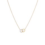 Marco Bicego 18K Yellow Gold 0.14ctw Diamond Link Necklace