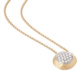 Marco Bicego 18K Yellow Gold 0.15ctw Diamond Link Necklace