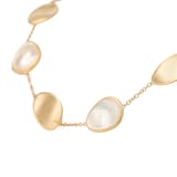 Marco Bicego 18K Yellow Gold Lunaria Mother Of Pearl Station Necklace