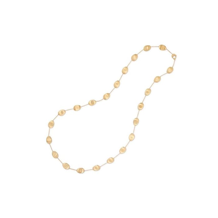 Marco Bicego 18K Yellow Gold Lunaria Petal Station Necklace