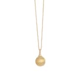 Marco Bicego 18K Yellow Gold Africa 0.03ctw Diamond Boule Necklace