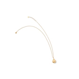 Marco Bicego 18K Yellow Gold Africa 0.03ctw Diamond Boule Necklace