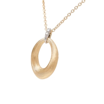 Marco Bicego 18K Yellow Gold Lucia 0.03ctw Diamond Necklace
