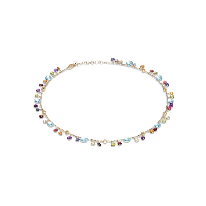 Marco Bicego 18K Yellow Gold Paradise Mixed Gemstone Necklace