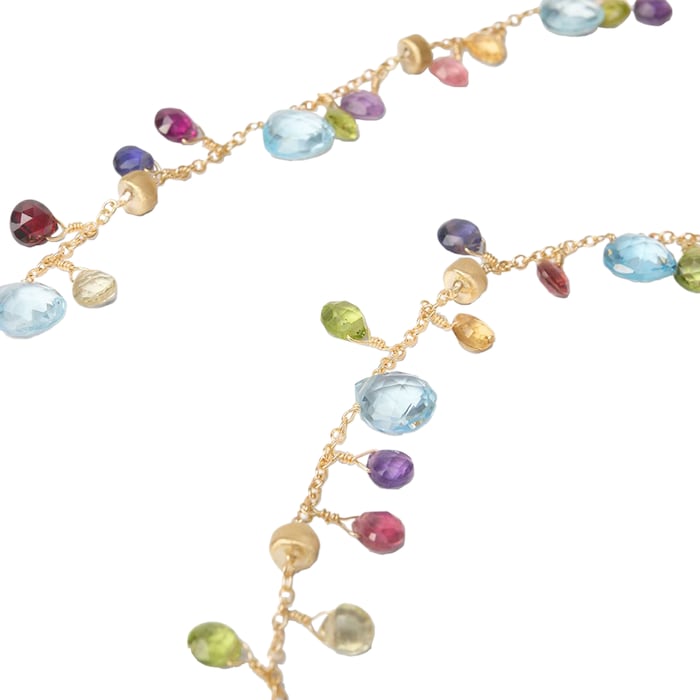 Marco Bicego 18K Yellow Gold Paradise Mixed Gemstone Necklace