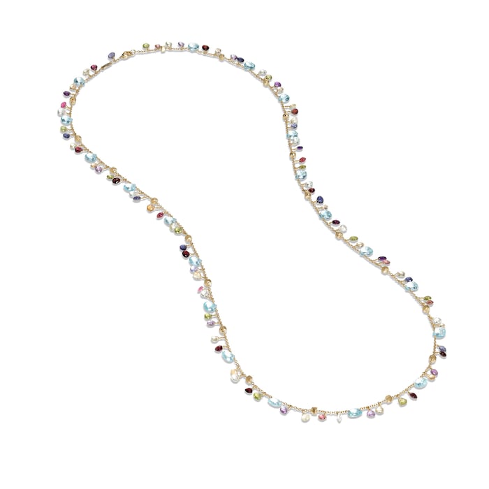 Marco Bicego 18K Yellow Gold Paradise Mixed Gemstone Necklace