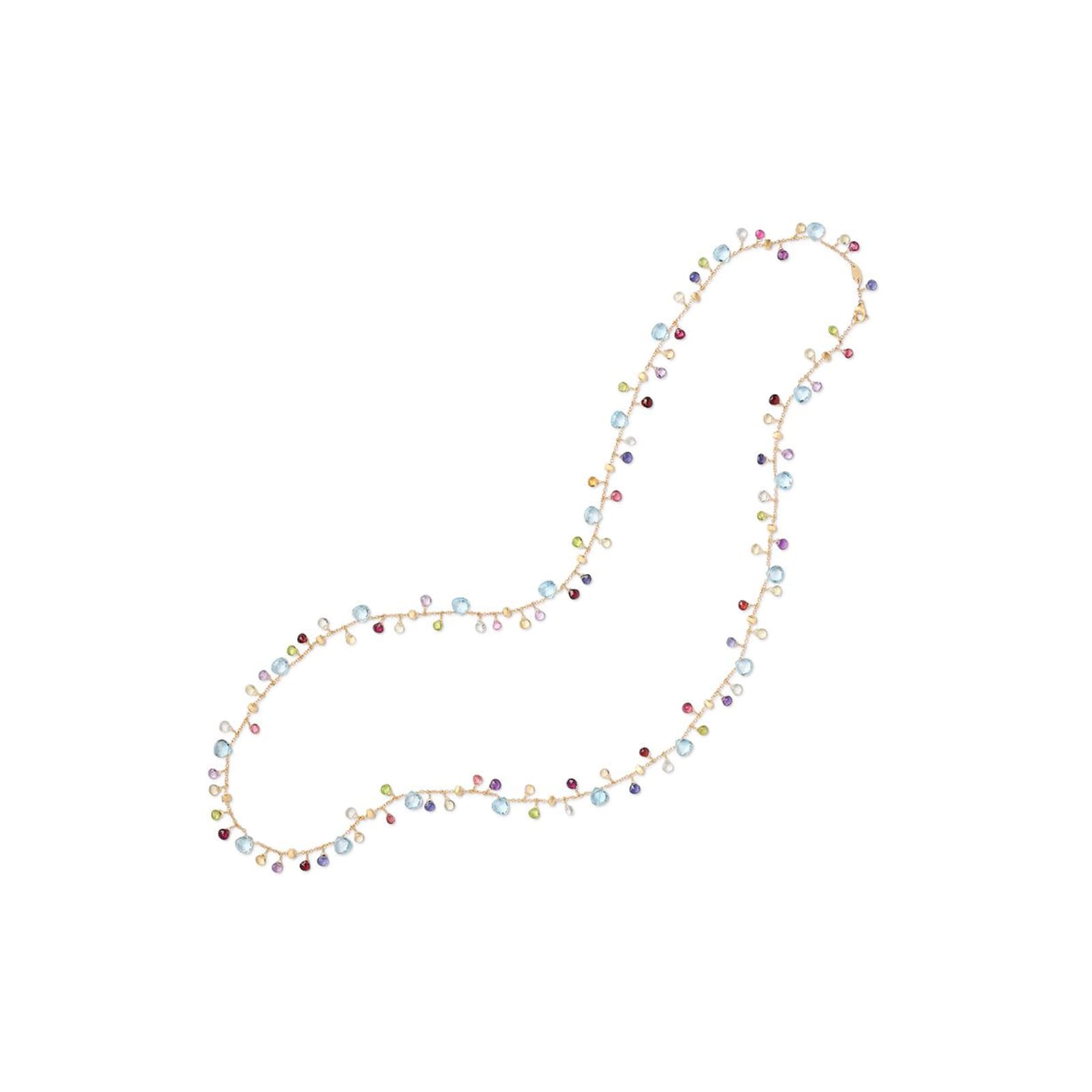 Marco Bicego 18K Yellow Gold Paradise Mixed Gemstone Necklace