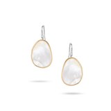 Marco Bicego 18K Yellow Gold 0.05ctw Diamond & Mother Of Pearl Drop Earrings