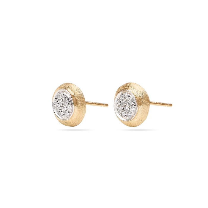 Marco Bicego 18K Yellow Gold Jaipur 0.15ctw Diamond Stud Earrings