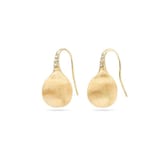 Marco Bicego 18K Yellow Gold Africa 0.05ctw Diamond Boule Earrings