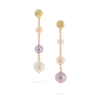 Marco Bicego 18K Yellow Gold Africa Pearl Drop Earrings Marco Bicego 18K Yellow Gold Africa Pearl Drop Earrings