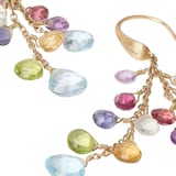Marco Bicego 18K Yellow Gold Paradise 0.08ctw Diamond & Mixed Gemstone Drop Earrings