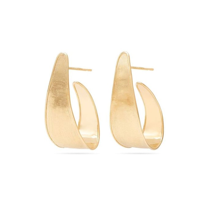 Marco Bicego 18K Yellow Gold Lunaria Hoop Earrings