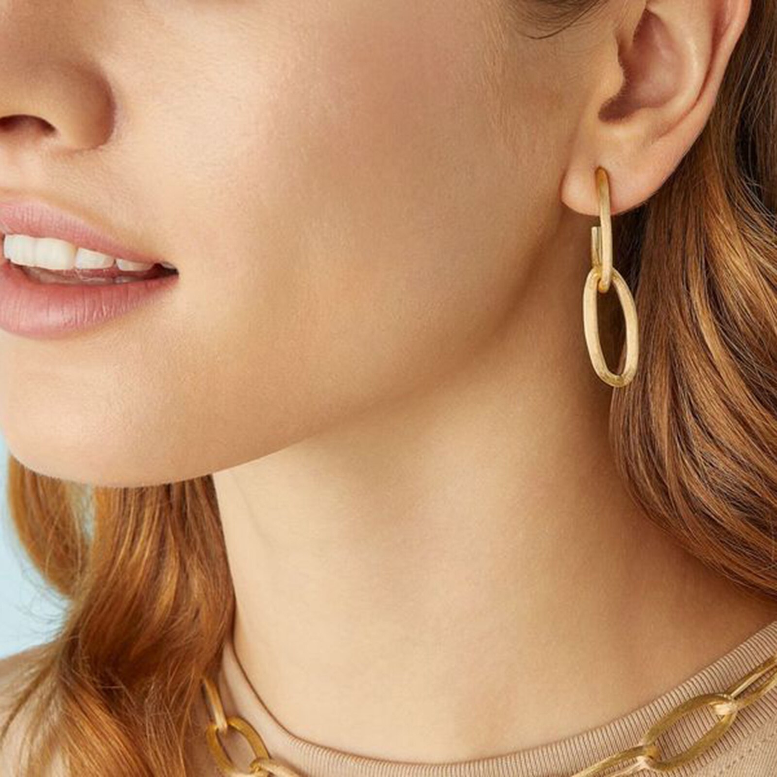Marco Bicego 18K Yellow Gold Jaipur Link Drop Earrings