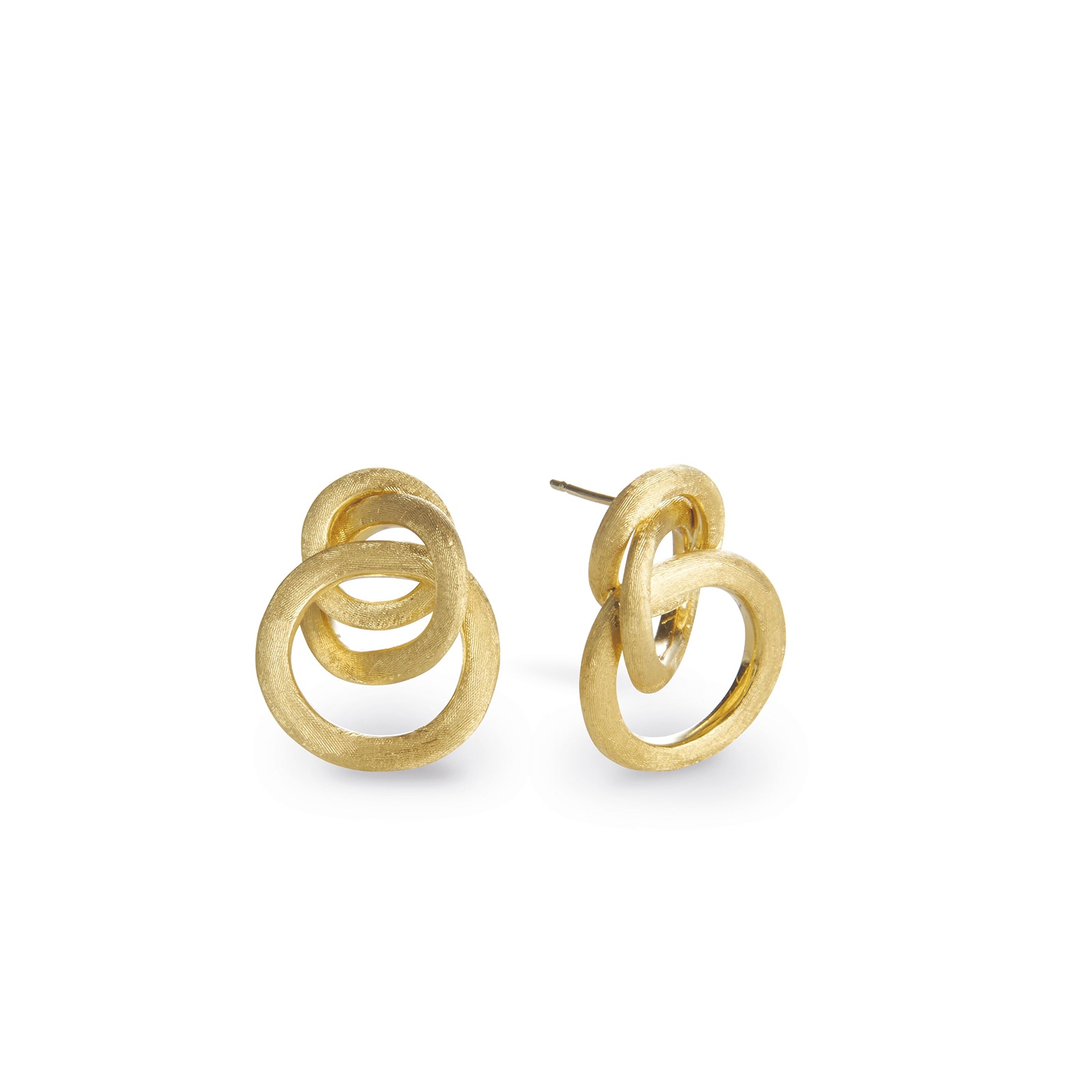 Marco Bicego 18K Yellow Gold Jaipur Link 3 Circle Drop Earrings