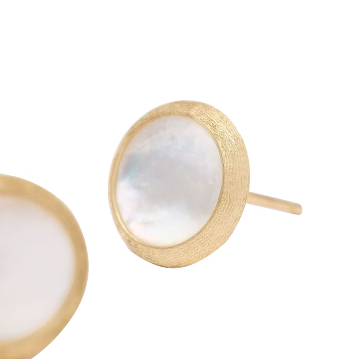 Marco Bicego 18K Yellow Gold Jaipur Mother Of Pearl Stud Earrings