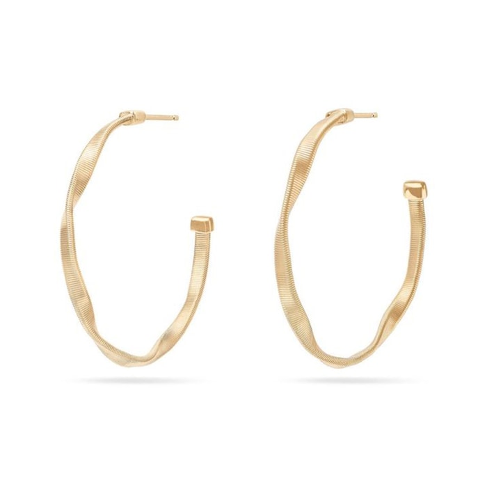 Marco Bicego 18K Yellow Gold Marrakech Twist Hoop Earrings