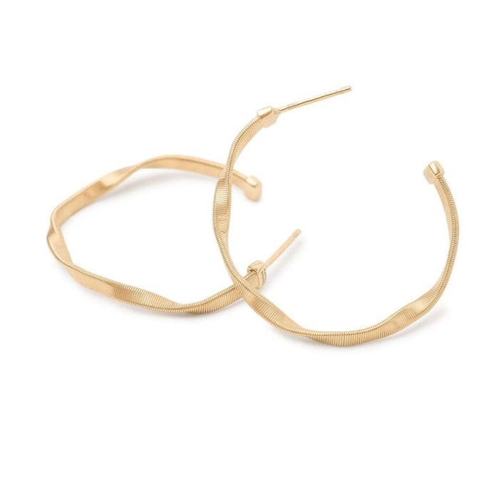 Marco Bicego 18K Yellow Gold Marrakech Twist Hoop Earrings