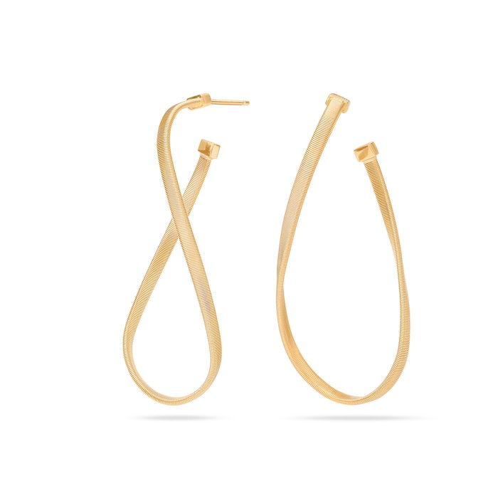 Marco Bicego 18K Yellow Gold Marrakech Twist Hoop Earrings