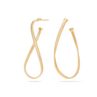 Marco Bicego 18K Yellow Gold Marrakech Twist Hoop Earrings Marco Bicego 18K Yellow Gold Marrakech Twist Hoop Earrings