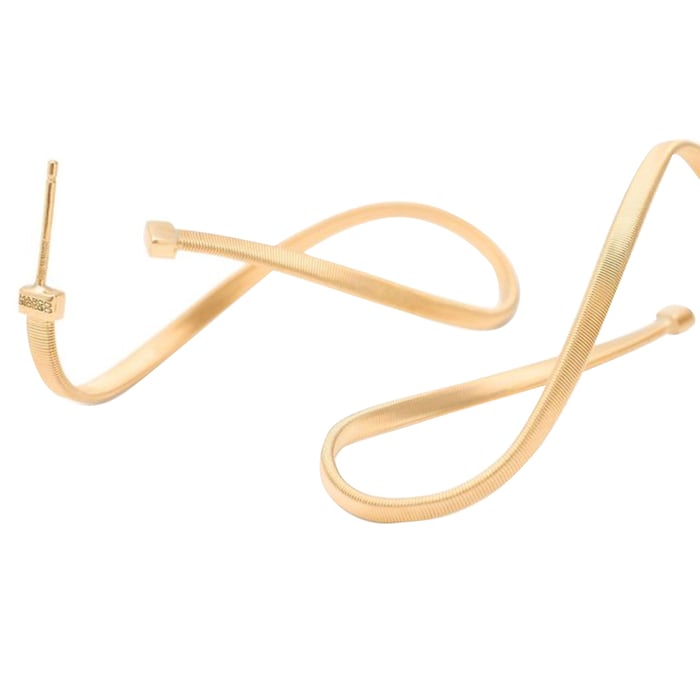 Marco Bicego 18K Yellow Gold Marrakech Twist Hoop Earrings