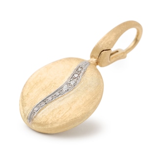 Marco Bicego 18K Yellow Gold Jaipur Link 0.06ctw Diamond Pendant