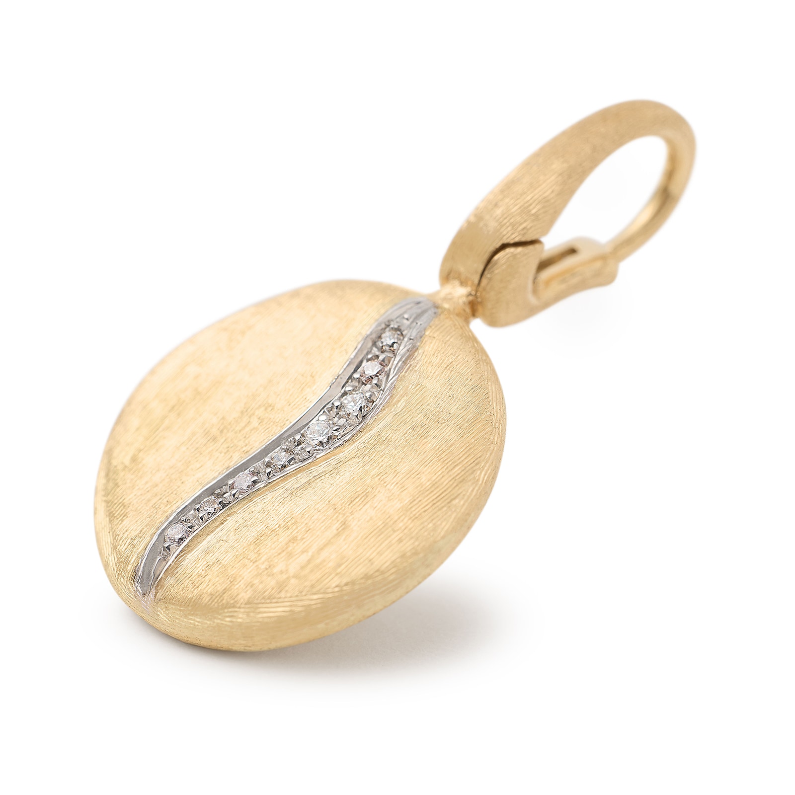 Marco Bicego 18K Yellow Gold Jaipur Link 0.06ctw Diamond Pendant