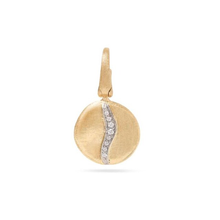 Marco Bicego 18K Yellow Gold Jaipur Link 0.06ctw Diamond Pendant