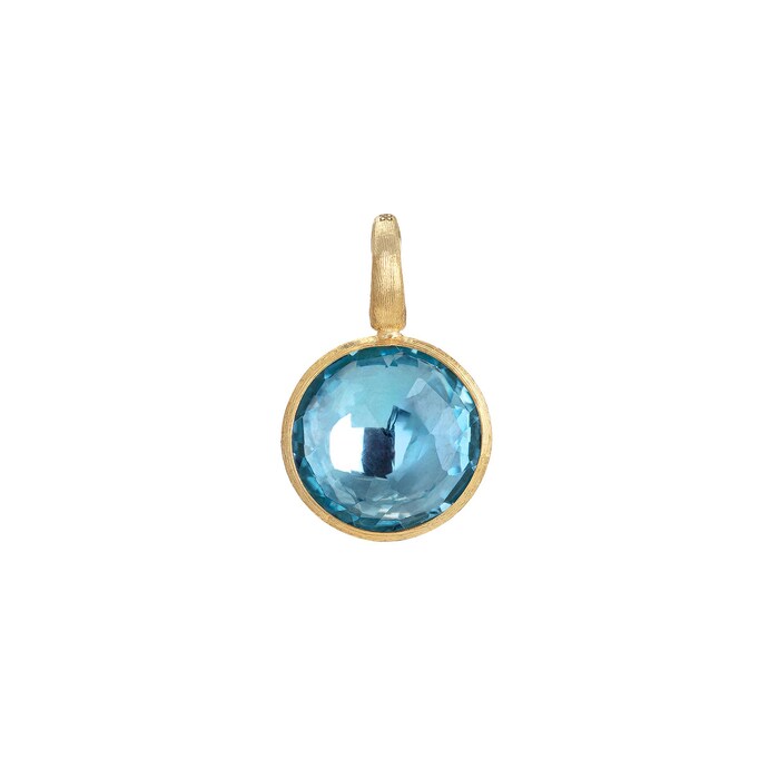 Marco Bicego 18K Yellow Gold Jaipur Blue Topaz Pendant