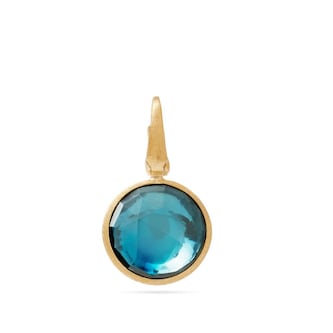 Marco Bicego 18K Yellow Gold Jaipur London Blue Topaz Pendant