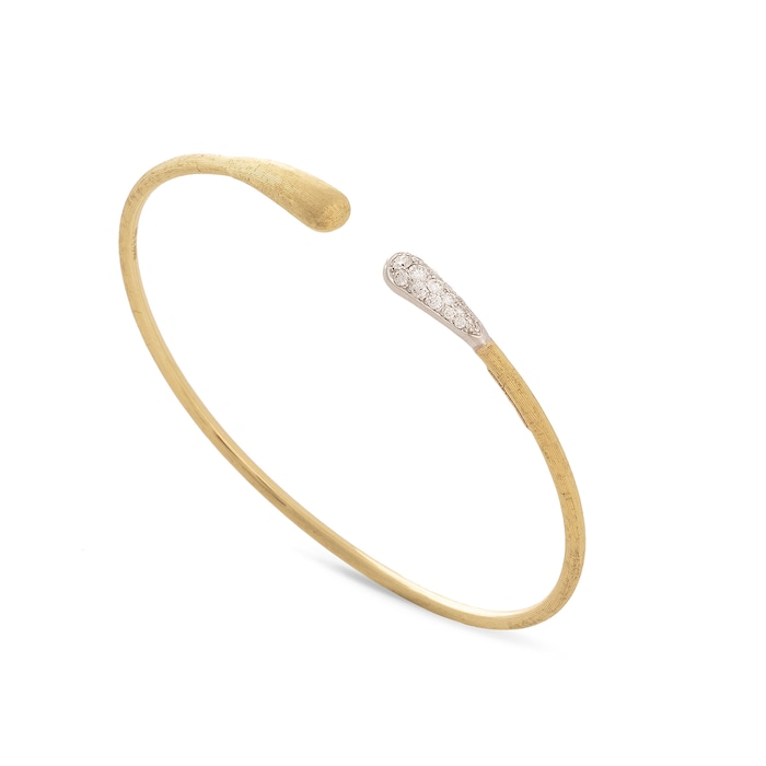 Marco Bicego 18K Yellow Gold Lucia 0.15ctw Diamond Bangle