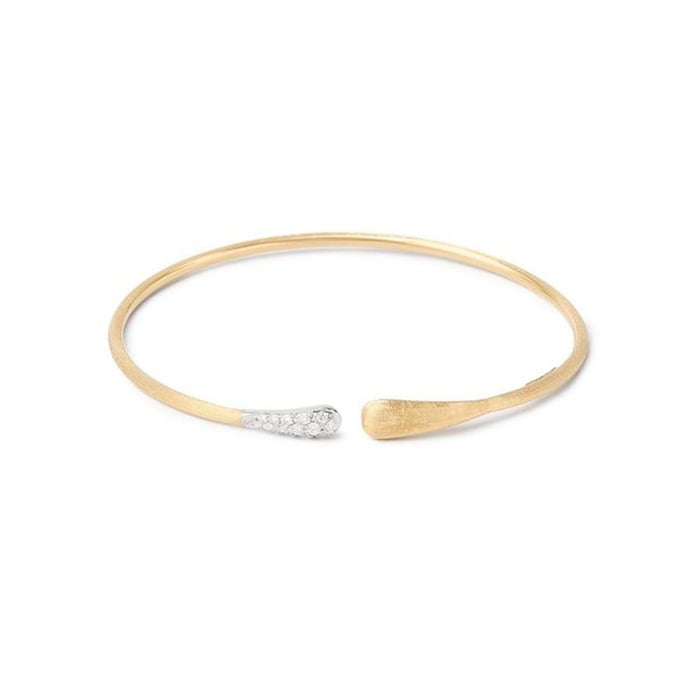 Marco Bicego 18K Yellow Gold Lucia 0.15ctw Diamond Bangle