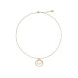 Marco Bicego 18ct Yellow Gold Marrakech Double Hoop Diamond Pendant Necklace