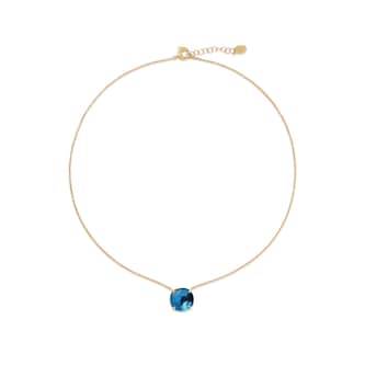 Marco Bicego 18ct Yellow Gold Jaipur Colour London Blue Topaz Pendant Necklace Marco Bicego 18ct Yellow Gold Jaipur Colour London Blue Topaz Pendant Necklace