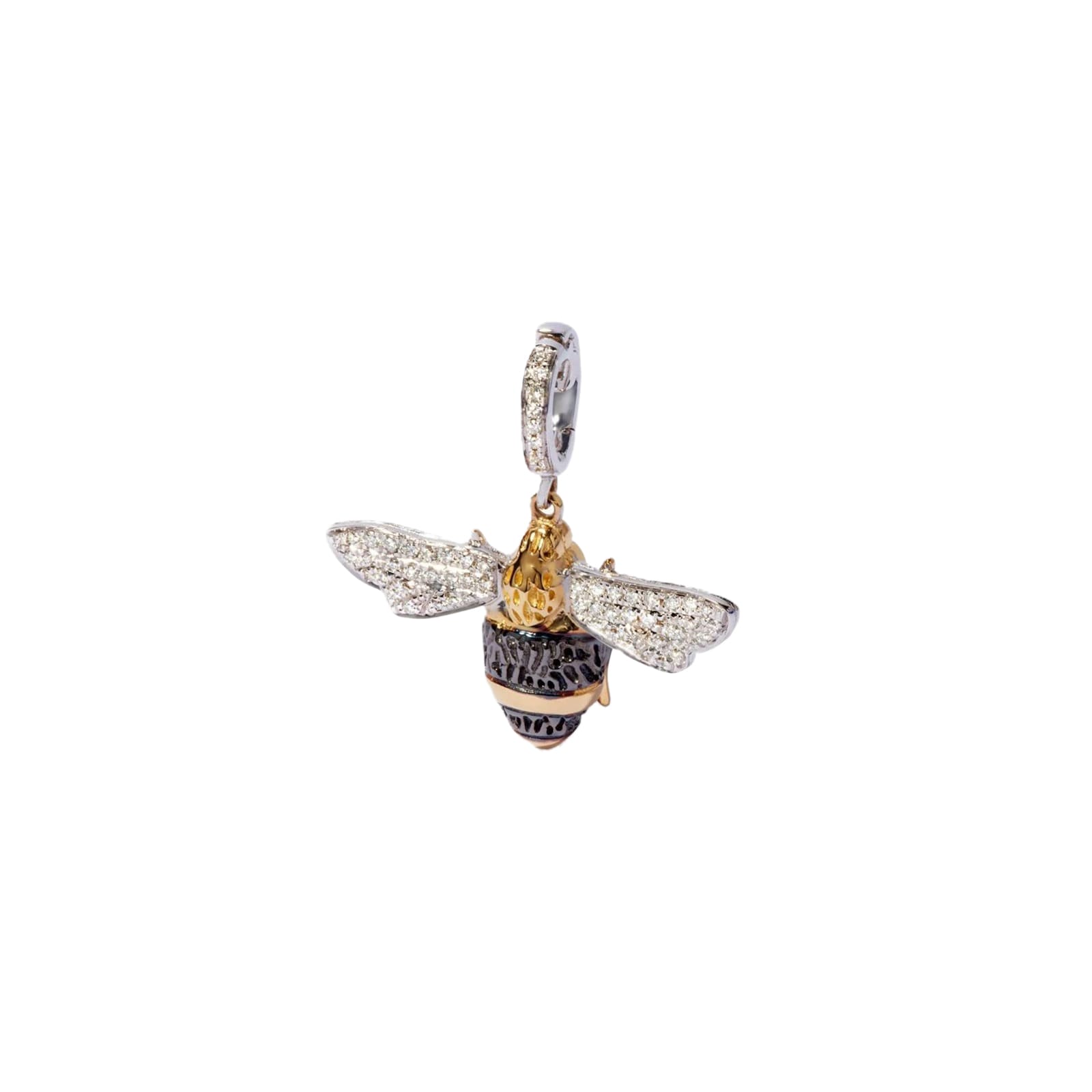 Annoushka Mythology Bee Charm Pendant In 18ct Yellow & White Gold With Diamonds Annoushka Mythology Bee Charm Pendant In 18ct Yellow & White Gold With Diamonds