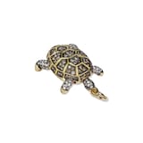 Annoushka Mythology Baby Turtle Pendant In 18ct Yellow Gold With Diamonds