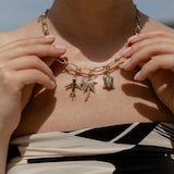 Annoushka Mythology Baby Turtle Pendant In 18ct Yellow Gold With Diamonds