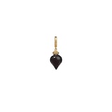 Annoushka Touch Wood Charm Pendant In 18ct Yellow Gold With Ebony And Diamonds