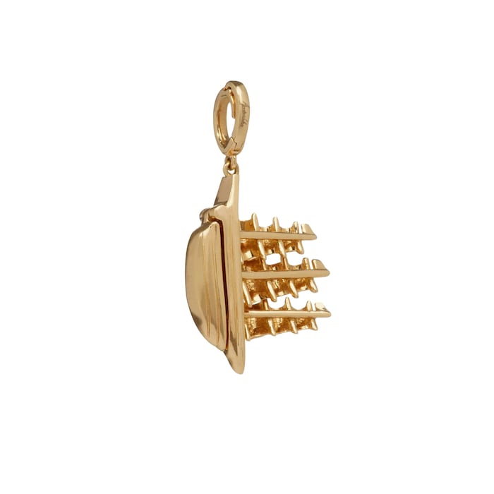 Annoushka Annoushka x The Vampire's Wife Ship Charm Pendant In 18ct Yellow Gold