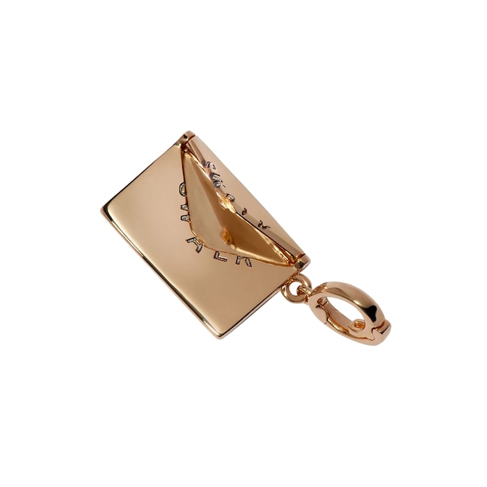 Annoushka Annoushka x The Vampire's Wife Letter Charm Pendant In 18ct Yellow Gold