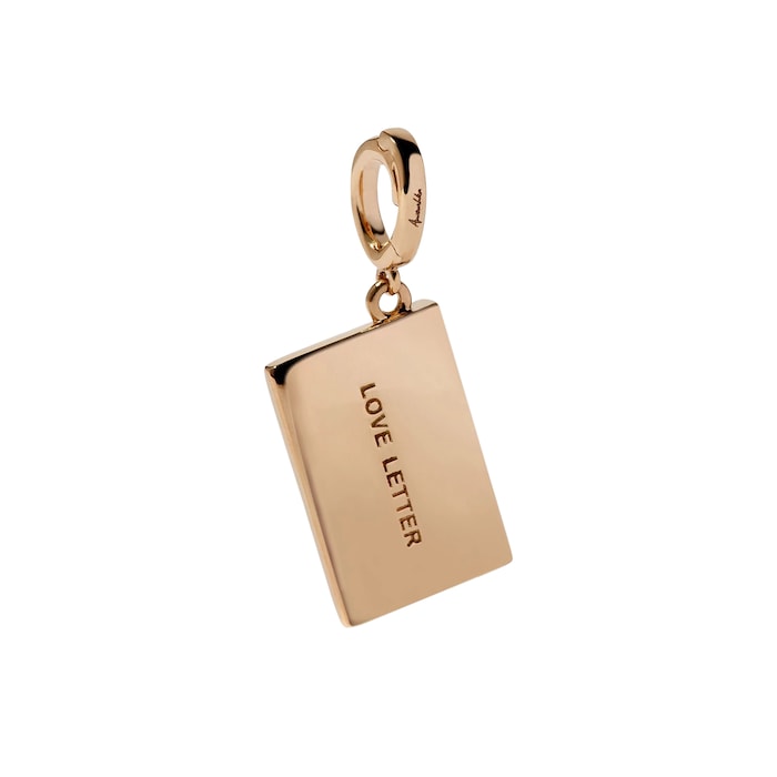 Annoushka Annoushka x The Vampire's Wife Letter Charm Pendant In 18ct Yellow Gold