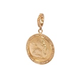 Annoushka Mythology Cherub Charm Pendant In 18ct Yellow Gold With Diamonds