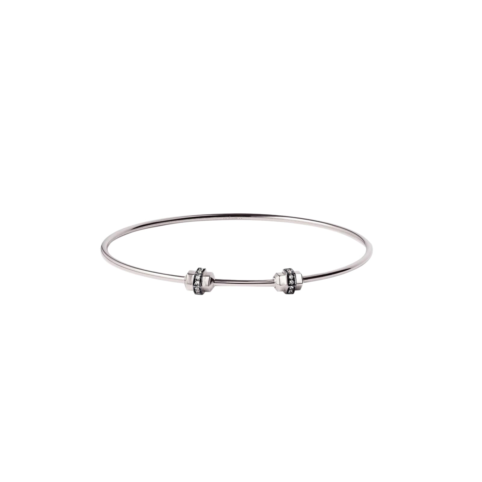 Annoushka Mythology Charm Bangle In 18ct White Gold With Sapphires Annoushka Mythology Charm Bangle In 18ct White Gold With Sapphires