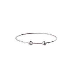 37560203 - Mythology Charm Bangle In 18ct White Gold With Sapphires